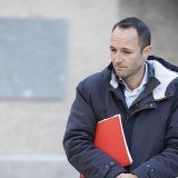 Le fait que Mathias Reynard finisse premier dans la course au Conseil d’État dans le Bas-Valais et dans le Valais central est également une fierté pour le PS. "Nous dépassons largement la taille de notre électorat traditionnel", a dit le président du PSVR Clément Borgeaud. KEYSTONE